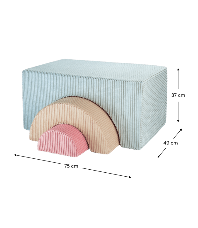 Wigiwama Wigiwama - Peppermint Green Rainbow Playset