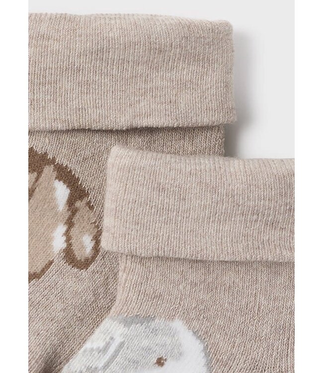 Mayoral Mayoral - Non-slip socks - Walnut