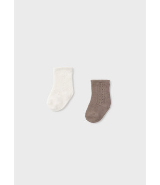 Mayoral Mayoral - Dressy socks set - Tiramisu