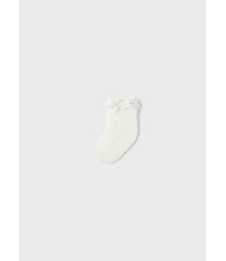 Mayoral Mayoral - Knit detail socks - Natural