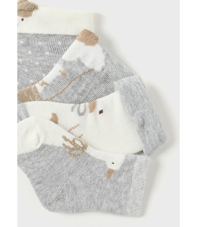 Mayoral Mayoral - 4pc set socks - Heather gr