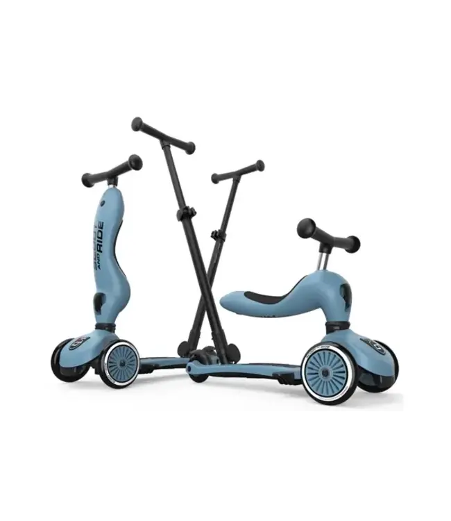 Scoot and Ride Scoot and Ride - Highwaykick 1 - Push & Go - Steel