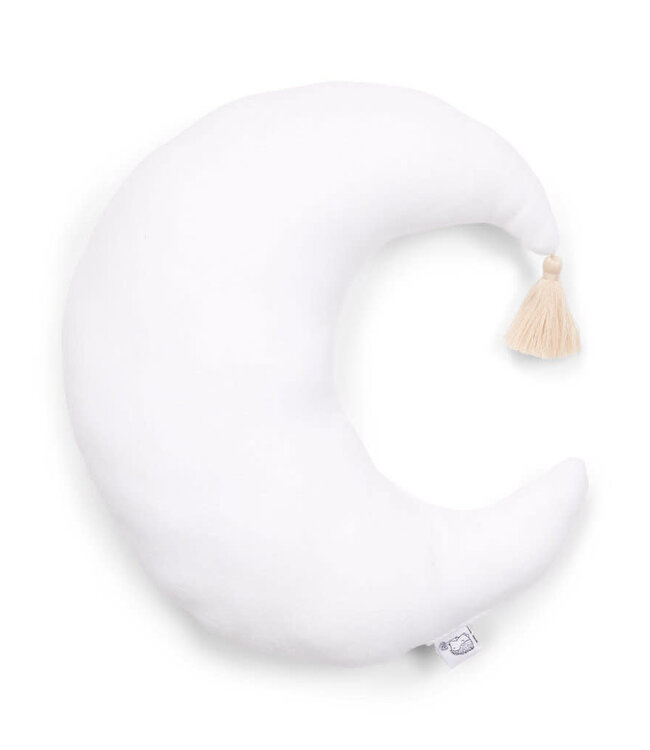 Poetree Kids Poetree Kids - Decoratie kussen Moon Velours White