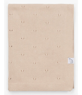 Poetree Kids Poetree Kids - Saint Tropez Wiegdeken 100& Katoen - Camel