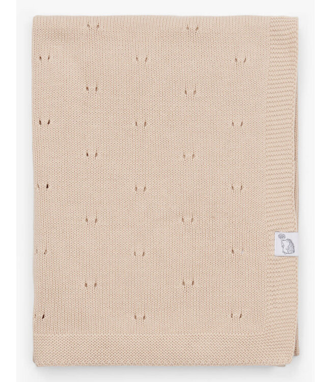 Poetree Kids Poetree Kids - Saint Tropez Wiegdeken 100& Katoen - Camel