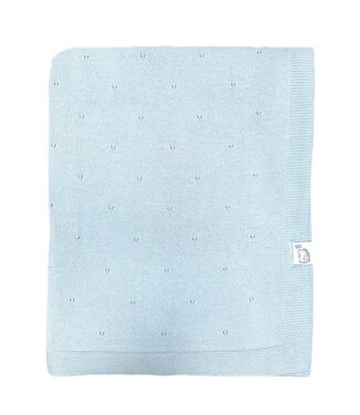 Poetree Kids Poetree Kids - Saint Tropez Wiegdeken 100& Katoen - Blue