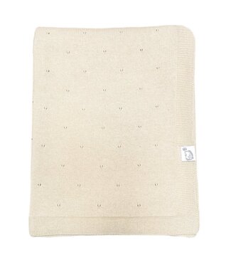 Poetree Kids Poetree Kids - Saint Tropez Wiegdeken 100% Katoen - Beige (80x100cm)
