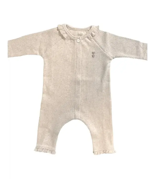 Poetree Kids Poetree Kids - Baby suit  Olivia  Sand  - Ruffles