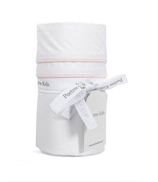 Poetree Kids Poetree Kids - Wieg laken (80x100cm) - Chevron Light Pink