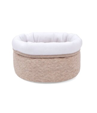 Poetree Kids Poetree Kids - Commode mandje - Chevron Light Camel