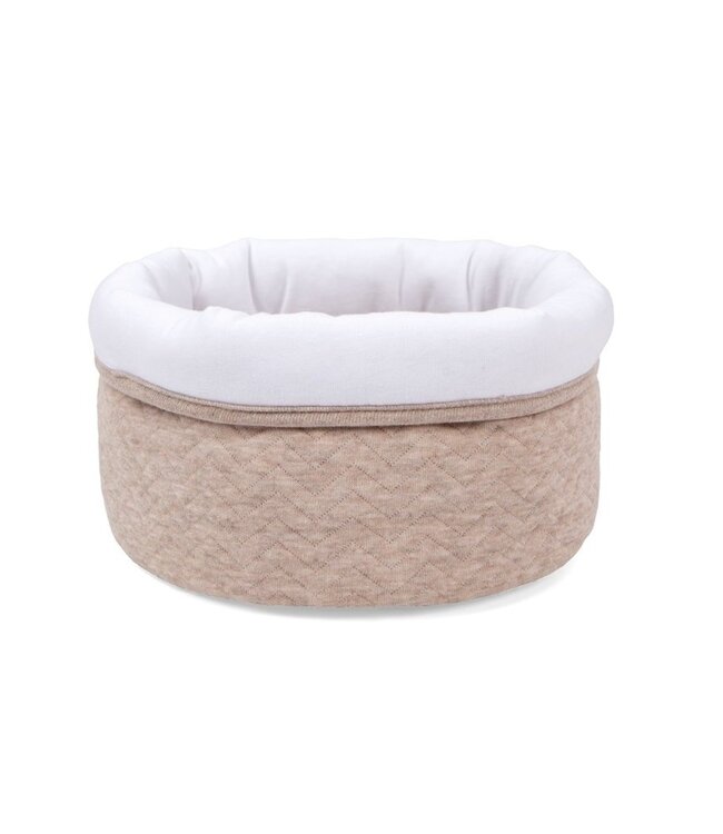 Poetree Kids Poetree Kids - Commode mandje - Chevron Light Camel