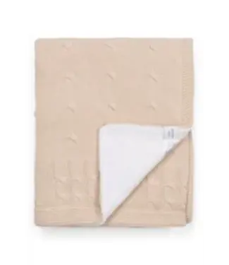 Poetree Kids Poetree Kids - Gevoerde deken Chamonix Sand /Camel (80x100cm)