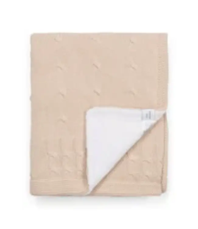 Poetree Kids Poetree Kids - Gevoerde deken Chamonix Sand /Camel (80x100cm)