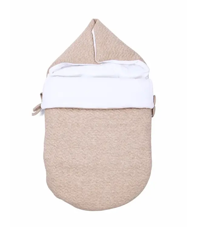 Poetree Kids Poetree Kids - Voetenzak/Engelennestje 5-punts gordel  - Chevron Light Camel