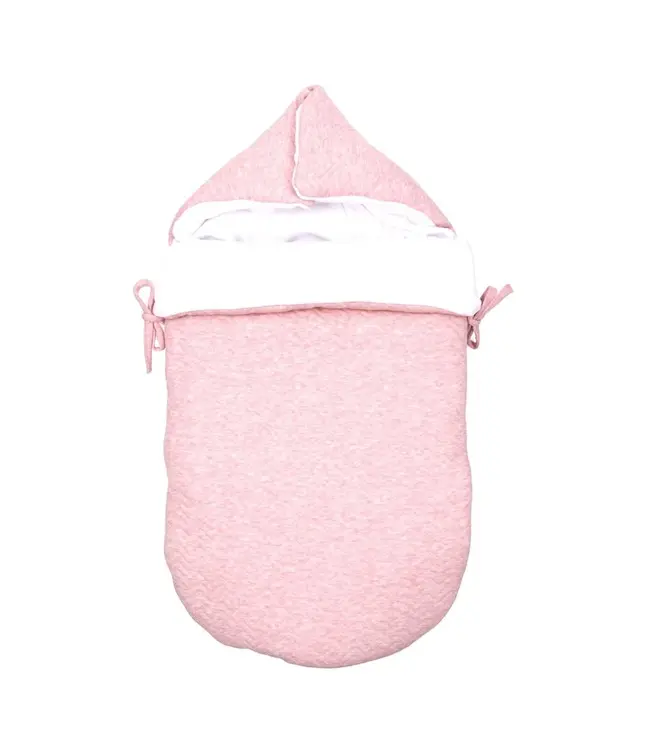 Poetree Kids Poetree Kids - Voetenzak/Engelennestje - Chevron Pink