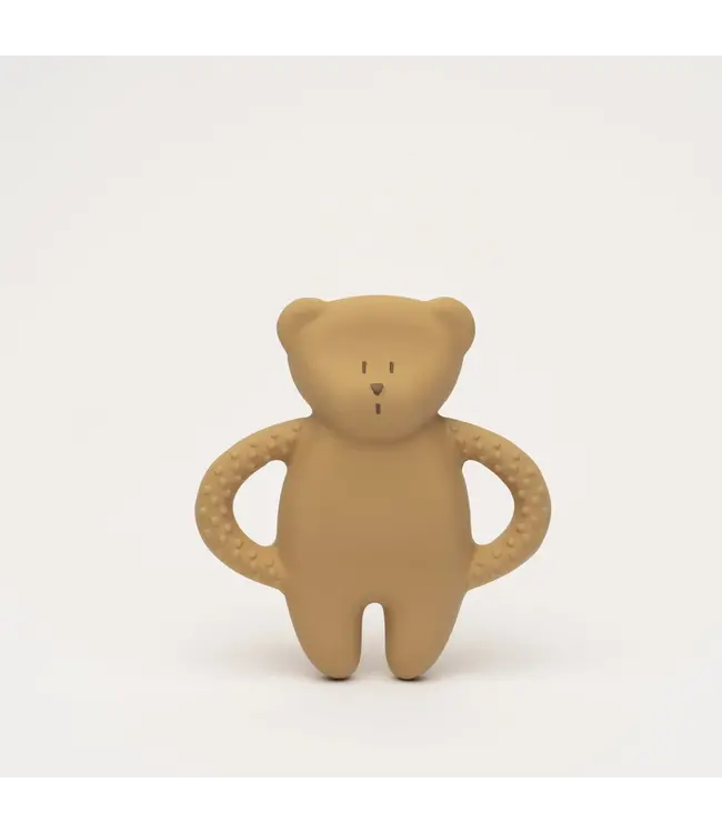 Moonie Moonie - Teether Bear Cappuccino Natur