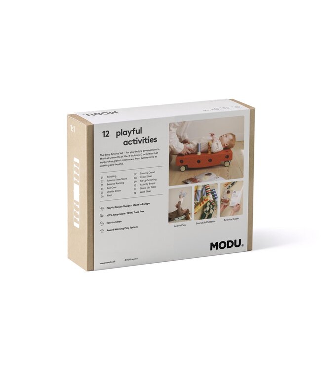 Modu Modu - Activity Toy - BabySet Burnt Orange / Dusty Green