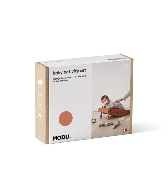 Modu Modu - Activity Toy - BabySet Burnt Orange / Dusty Green