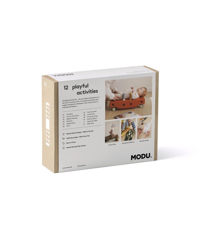 Modu Modu - Activity Toy - BabySet Sand Grey / Honey Yellow