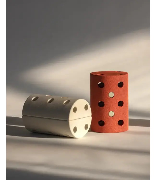 Modu Modu - Activity Toy - Kids Stool Burnt Orange / Dusty Gre