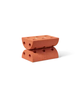 Modu Modu - Activity Toy - Kids Stool Burnt Orange / Dusty Gre