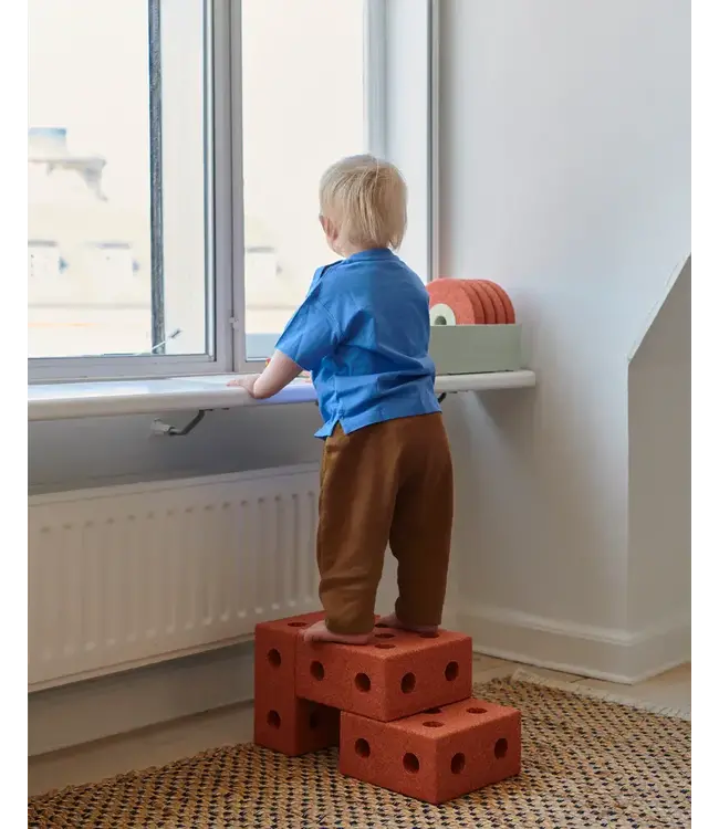 Modu Modu - Activity Toy - Baby Walker Burnt Orange / Dusty Gr