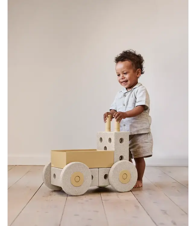Modu Modu - Activity Toy - Baby Walker Sand Grey / Honey Yello