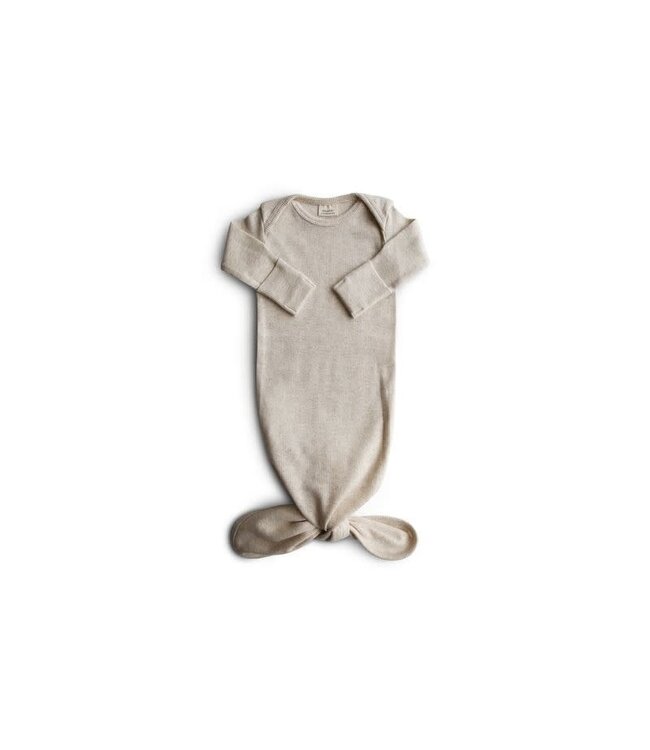 Mushie Mushie - Baby Gown - Beige Melange