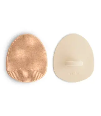 Mushie Mushie - Cradle Cap Brush - 2-Pack - Blush/Shifting Sand