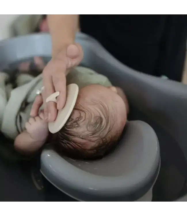 Mushie Mushie - Cradle Cap Brush - 2-Pack - Blush/Shifting Sand