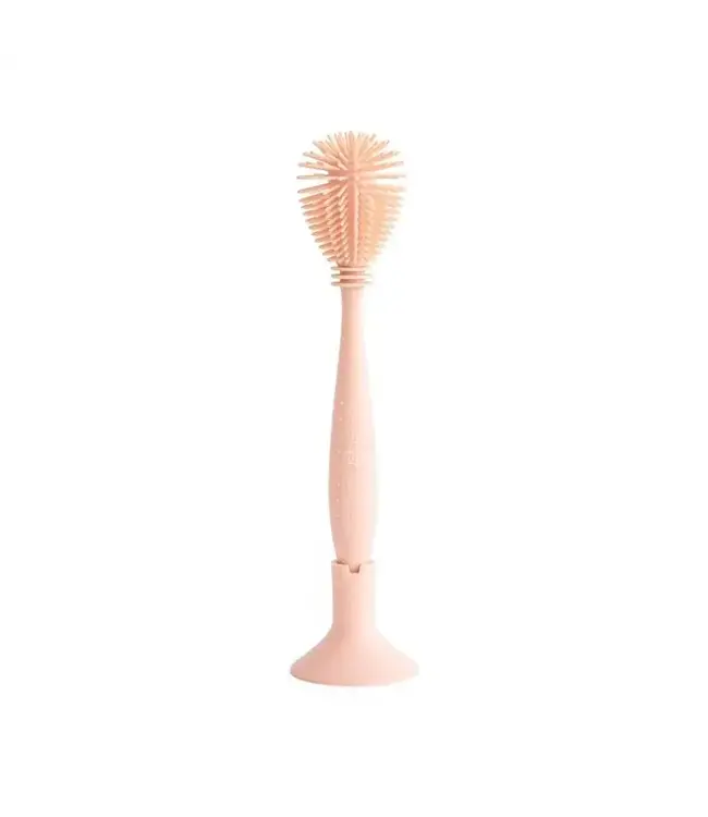 Mushie Mushie - Silicone Baby Bottle Brush - Blush