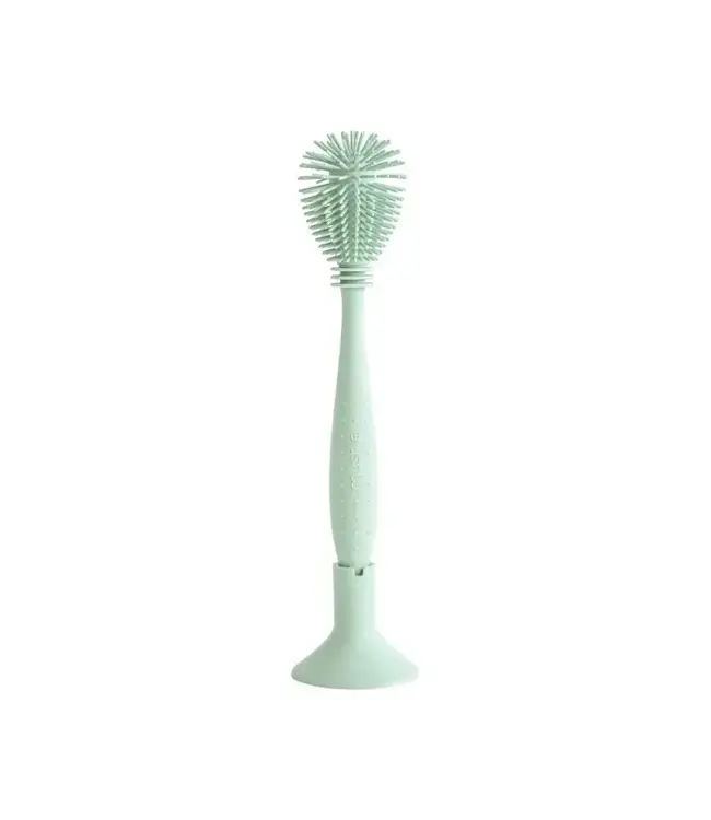 Mushie Mushie - Silicone Baby Bottle Brush - Cambridge Blue