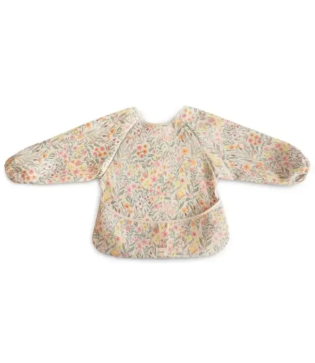 Mushie Mushie - Long Sleeve Bib - Pastel Blooms