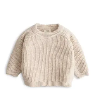 Mushie Mushie - Chunky Knit Sweater - Beige