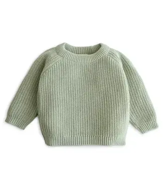 Mushie Mushie - Chunky Knit Sweater - Light Mint
