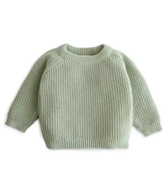 Mushie Mushie - Chunky Knit Sweater - Light Mint