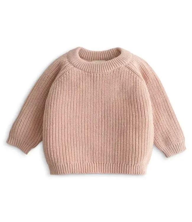 Mushie Mushie - Chunky Knit Sweater - Blush