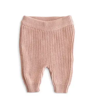 Mushie Mushie - Chunky Knit Pants - Blush
