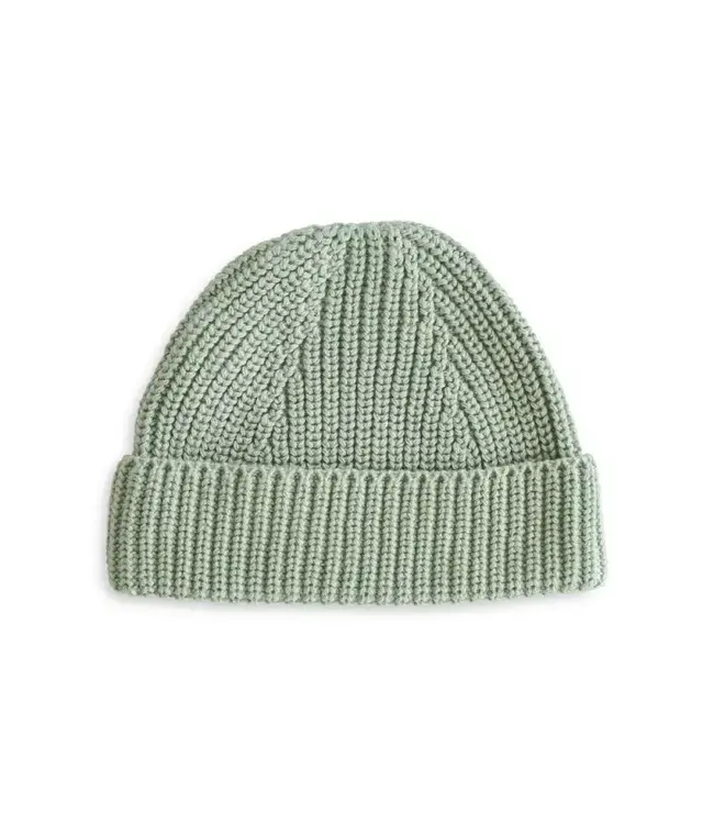 Mushie Mushie - Chunky Knit Beanie - Light Mint