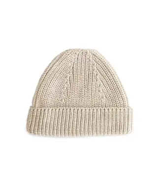 Mushie Mushie - Chunky Knit Beanie - Beige