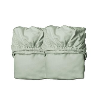 Leander Leander - Sheet for junior bed, 2 pcs, Organic Cotton, Sage green