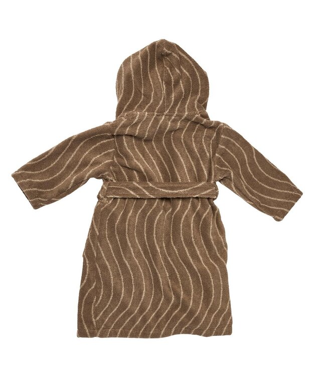 Leander Leander - Bathrobe, size 3-4 yr, Woodland, Organic cotton, Mocca