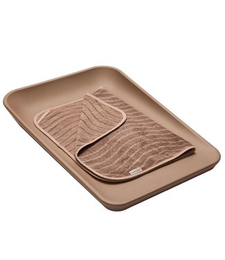 Leander Leander - Topper for Changing mat, Woodland, Organic Cotton, Clay