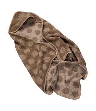 Leander Leander - Hoodie, Dots, Organic Cotton, Mocca