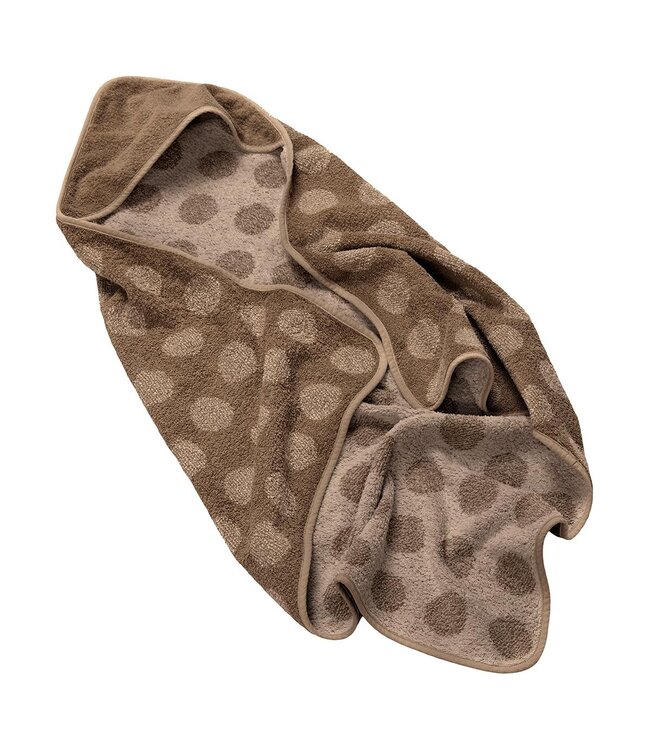 Leander Leander - Hoodie, Dots, Organic Cotton, Mocca