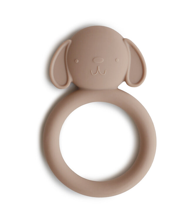Mushie Mushie - Teether Dog - Natural