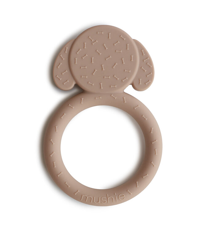 Mushie Mushie - Teether Dog - Natural