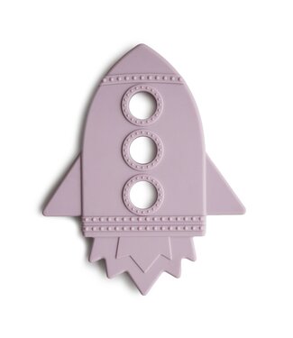 Mushie Mushie - Teether Rocket - Soft Lilac