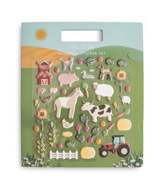 Mushie Mushie - Sticker Book - Farm