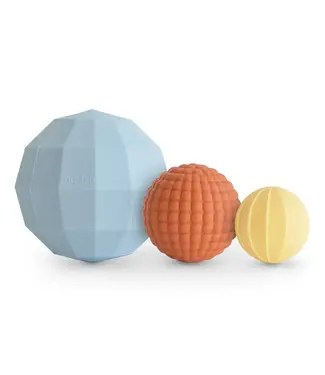 Mushie Mushie - Nesting Spheres Sensory Toy - Powder Blue
